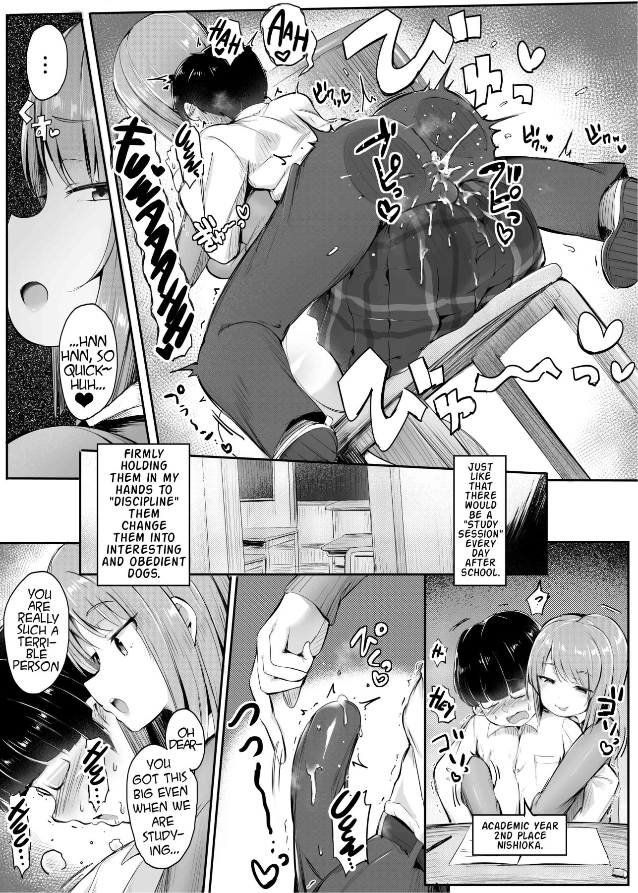 Hentai Manga Comic-Boys Are So Weak ～Falling To The Last Place Because Of Handjobs～-Read-12